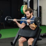 타이탄 피트니스 고무 컬 고정 바벨, 근력 운동 및 역도를 위한 프리로드 웨이트 EZ Curl Fixed Barbell 20 LB : 톡.톡몰