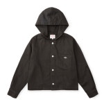 DANTON 단톤 / WOMENS COTTON DRILL HOODED JACKET / DT-A0663 SFK : 재패니네