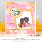 Scalloped Frame Heart Letter 작은 태그 DIY 스크랩북을위한 금속 절단 다이 스텐실 선물 카드 공예 장식 다이 2024 만들기... 