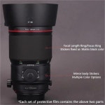 TS-E135 카메라 렌즈 바디 보호 스티커 코트, 캐논 TS-E 135mm F4 L 매크로 데칼 스킨 비닐 랩 필름, TS E135 135 4 F/4 : 한강무역상사22
