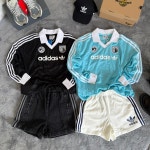 국내매장품 아디다스 오리지널 풋볼 롱 슬리브 탑 져지 슬림 오버사이즈 티셔츠 블랙 아쿠아 : 식스티파이브