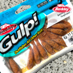 버클리 걸프 스위밍뮬렛 그럽웜 소프트베이트 농어 우럭 광어 다운샷웜, 펌프킨씨드 PS 1109407, 10cm(4인치) : 낚시가이드