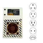 Nerdax 마이너 솔로 복권 500Gh/S BM1366 ASIC 칩, Bitaxe BTC 슈퍼 사일런트 선풍기, EU 플러그 : 에스물류1