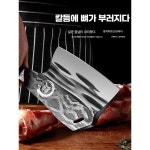 상업용 두꺼운 뼈자르는칼 뼈칼 도끼 대형 칼 뼈 가정용 제품 절단 0619533 1. 단조  15cm : 쓰리포인트