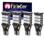 피리커 4PCS 브릴리언트 레드 921 T15 912 W16W LED 브레이크 라이트, 오류 없음 45SMD-4014 칩셋, 906 자동차 전구, 트럭 백업용 후진 3r... 