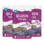 모나리자 자연이 좋은 3겹 화장지 30m 30롤 3개 : 주식회사 편한세상