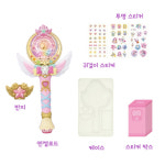 슈팅스타 캐치 티니핑 오로라 엔젤로드 요술봉 반지 귀걸이스티커 조카 선물 : 메타그라운드