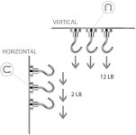 초강력 자석 걸이 후크 고리 다목적 마그네틱 소품 행잉 보관 도구 (A1131) : 꼬슈 COSSU