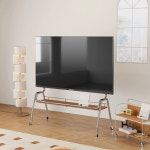 이동식 TV 거치대 낮은 티비 다리 이동식거치대 이젤 우드형 회의실 : 파랑도리