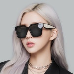 프라다 여자 여성 뿔테 패션 명품 고급 스퀘어 선글라스 PR 24ZSF 1AB5S0 : 투나인안경원