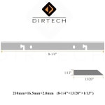 Lynus PDL-800 Fixtec 조인트 FPT162001 플래너 콤보 210x16.5x2mm 재사용 가능한 커터용 8-1/4인치 HSS 블레이드 교체 - 4Pcs : GSN
