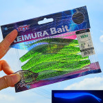 이오스컴퍼니 케이무라베이트 광어다운샷웜 PK 핑크, 12.7cm(5인치) : 철아낚시가자