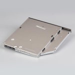 SATA 노트북 내장 광학 드라이브, 듀얼 레이어 8X DVD RW 버너 24X CD-R TS-U633 SU-208BB 9.5mm : 에스물류1
