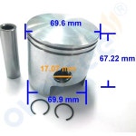 TOHATSU 닛산 35/40 HP M40C 선외 엔진용 오버시 361-00001-0 STD 피스톤 키트 : 차이픽