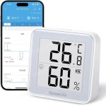 고비 라이프 온습도계 습도계 냉동실 원격 와이파이온습도계 냉동 방지 디지털 스크린 베이직타입 온도측정 냉장고전용 : 보나오라샵