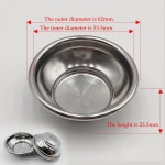 820/840/870/875/878/879/880/450과 같은 Breville 커피 머신 용 54mm 1/2cup 바구니 보울 필터 가압 파우더 1pcs 1cu : 나인틴컴퍼니