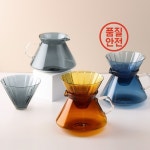 600Ml 커피 서버 유리 범위 Carafe 스토브 탑 안전 포트 주방 도구 부어 : 신정 상사