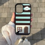 House With puppy case - mint choco : 밍코아카이브