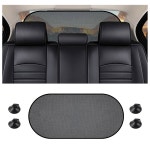 접이식 리어 자동차 윈드실드 선쉐이드, [여름 필수품] 윈드실드를 위한 일광 보호 및 냉각 유니버설 액세서리 인테리어 선쉐이드 Front Windo... 