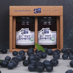[엉클베리하우스] 국내산 무농약 블루베리 만든 떠먹는 무농약 블루베리잼 220gx2병 세트 : 비비라인몰