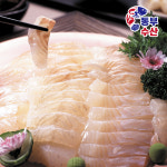 당일작업 숙성광어 필렛 국산 대광어 광어회 250g 500g : 동부수산