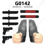 G0142 액션 피규어 부품과 호환 G0315 G0320 XH 빌딩 블록  세트 성 장난감 : 미주서든