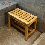 히노끼 욕실의자 샤워 목재 사우나 발디딤대 스툴 오크 42x30x38cm : 포유어스 쇼핑몰