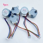 파워툴스 5PCS 24BYJ48 5V 4상 5선 단일 컴퓨터 PTZ 64 보드 기어 카메라 시스템용 스테퍼 1 감속 - 5pcs 10 : PowerTools