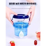 씽씽상점 유청분리기 그릭홀릭 치즈 그릭요거트메이커 파란색 : 씽씽 스토어