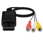 TV 복합 64 AV 슈퍼 플레이 호환됩니다 3RCA 게임 SNES 6피트 플러그 비디오 : 토탈이커19
