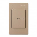 진흥 V시리즈 매입형 스위치 1구 2구 4구 5구 6구 캡형 스위치 브라운 골드 배선기구 : 두리두리샵