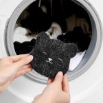 1-9pcs 매직 세탁 공 곰 모양 애완 동물 헤어 리무버 세탁기 재사용 가능한 린트 건조기 개 고양이 의류 헤어 청소 도구 : BulkZone
