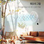 이중날개 저소음 벽걸이선풍기 리모컨 가정용 사무실 업소용 : 커먼스스토어