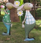 토끼 정원조형물 가드닝 북유럽풍 화단 카페 정원장식 꾸미기 스 운반 데코 H2207 화분 셀프 H2207 : 파인픽글로벌