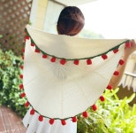 뜨개 꽃다발 장미 꽃 담요 소형 (60cm) : 트루 몰