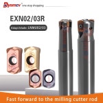 EXN02R EXN03R CNC 선반 밀링 커터 홀더 LNMU0202 LNMU0303 양면 인서트 경질 합금 블레이드 : 둘원유통