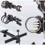 양궁 조준기 고배율 컴파운드보우 사이트 국궁 3핀 레드 양궁조준기 조정기 검정 조준기 교체 나사 1쌍 : 비니스토어9999