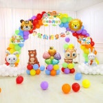 홍보 에어 아치 인형극 야외 스탠드 포토존 벌룬 입구 A타입 : 포유어스 쇼핑몰