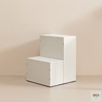 직코몰 H6841 화이트 사다리 수납장 1단 510 1color 미니수납장 정리함 : 생활용품 추천스토어