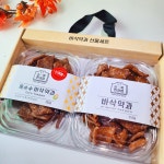 바삭약과 선물세트 이정도선물은약과지 홍천약과 : 홍천순옥한과