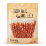 띵독 THINK YOUR DOG TEETH 띵크유어독 개껌 소고기스틱 20P, 240g, 1개 : 네발로친구