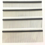 100pcs 2.54mm 단일 행 1X40P Cuttable L7.5/9.5/11.4/15/17/19/21/25/30mm 분리형 스택 PCB 보드 수 핀 헤더 커넥터 : 북한강인터네셔널