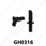 G0142 액션 피규어 부품과 호환 G0315 G0320 XH 빌딩 블록  세트 성 장난감 : 미주서든