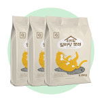 브리더랩 우리집 앞마당 모래 6.35kg x 3개 벤토나이트 고양이모래 : 대한 펫푸드