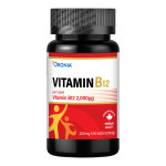 오로니아 캐나다 비타민 B12 단일제 고함량 영양제 2000mcg 90정 : 오로니아