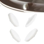 콜러용 변기 범퍼 1133070 1236365 교체 부품 세트 4개 : 민글로우