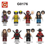G0176 데드풀 울버린 갬빗미피 미니피규어 호환블럭 : 타오샵k
