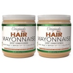 최고의 헤어 마요네즈 컨디셔너 - 2팩 15온스 병 허브 추출물, 달걀 단백질 및 올리브 오일로 풍부한 딥 컨디셔닝 리페어 : 디어투 종합 스토어