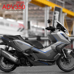 호환제품 혼다 ADV350 ADV 350 2025 새로운 오토바이 액세서리 방수 스티커 장식 그래픽 키트 바디 풀 플라워 : 백호글로벌1
