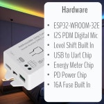 IoTorero WLED Type-C PD 에너지 미터 주소 지정 가능 사운드 반응성 스트립 컨트롤러 WS2811 등 : 무한스토어1.8